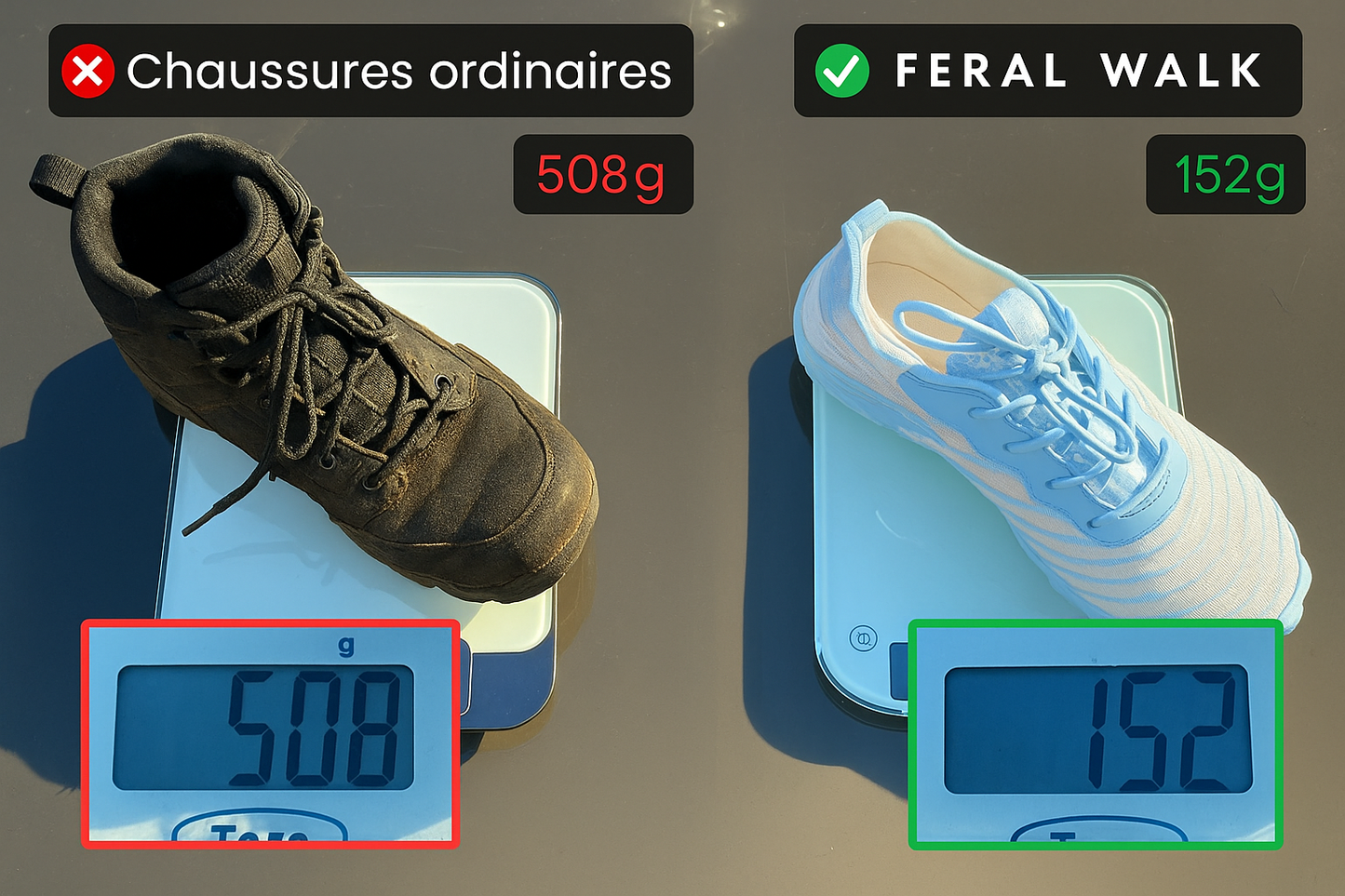 Chaussures pieds nus Feral Walk Rivera